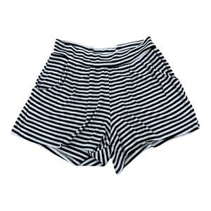 Fighting Eel Shorts Om, S, Black and White Stripes